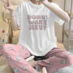 Donut Wake Me Up Kısa Kollu Pijama Takımı