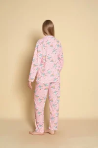 Unicorn Gömlek Yaka Pijama Takımı - Görsel 2