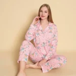 Unicorn Gömlek Yaka Pijama Takımı
