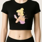 Barbie Siyah Crop